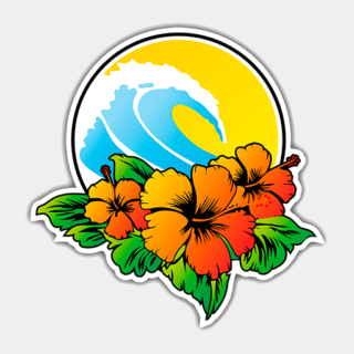 Adesivo Surf Hawaii